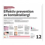 Poster Effektiv prevention av kontaktallergier