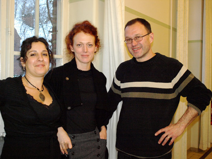 Elia Psouni, Maria Christensson och Martin Garwicz