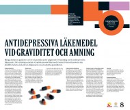 Poster från Forskningens dag 2010 - Antidepressiva läkemedel vid graviditet och amning