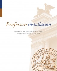 Professorsinstallationsbroschyr hösten 2011