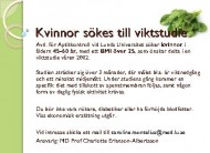 Viktstudie 2012