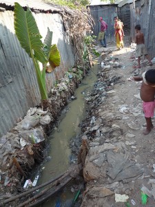 Dike från Dhaka i Bangladesh