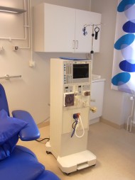 Dialysapparat på Njurkliniken, Skånes universitetssjukhus