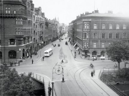 Södra Förstadsgatan 1940-tal. Foto OttoOhm. Från Malmö museers samlingar