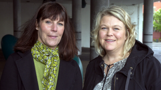 Malin Dock, Törnrosen och Eva Svensson, barnakuten. Foto: Roger Lundholm