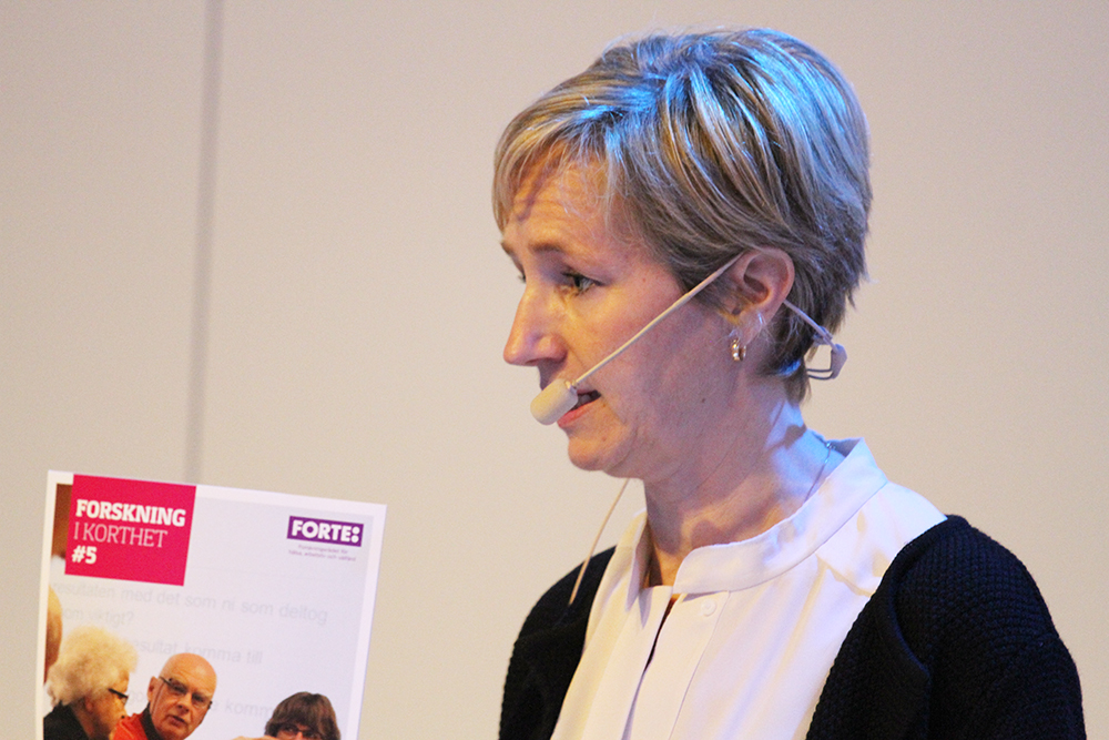 Anna-Karin Engvall, chef för forskning och kommunikation vid Forte - Forskningsrådet för hälsa, arbetsliv och välfärd.