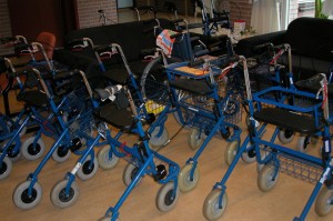 Rollator eller inte på äldre dar