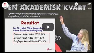 För tidigt född – hur blir det med tänderna och bettet?