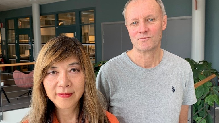 porträtt på de två forskarna Jenny Persson och Börje Sellergren
