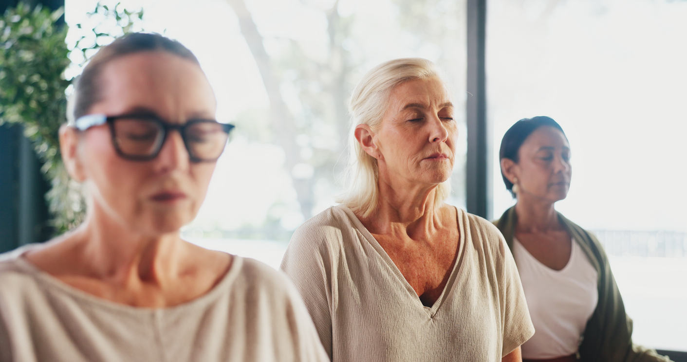 Mindfulnessträning gav goda resultat på äldres mående