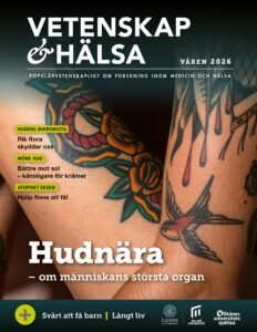 Bild på tidning med rubriken Hudnära.